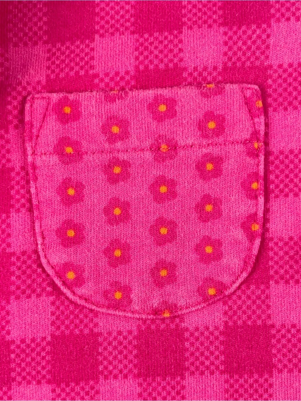 Gymboree (XL) 1990s Pink Plaid Gingham Zip-Up Rainbow Tag Vintage Jacket
